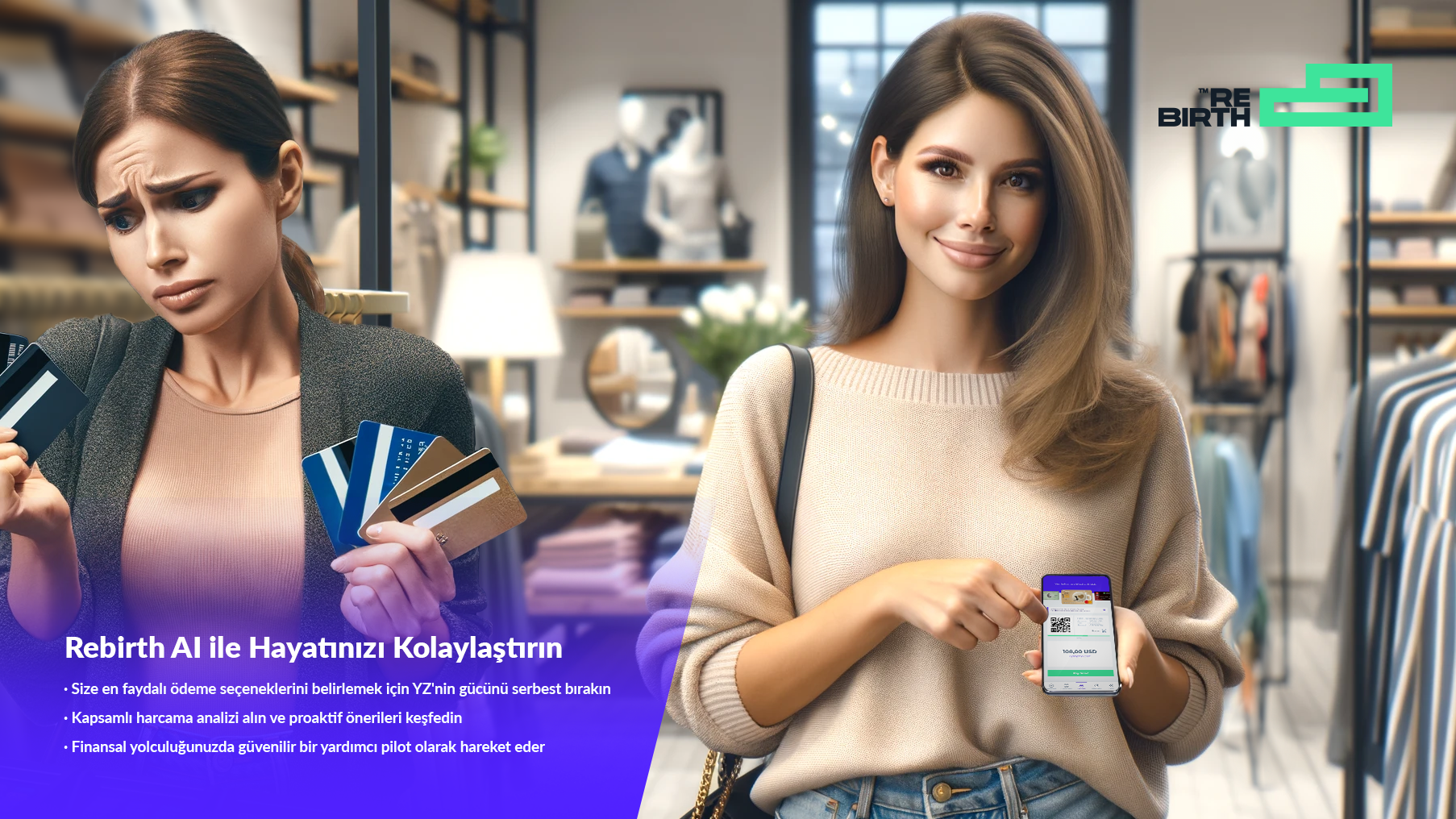 Rebirth App, ai contactless payment