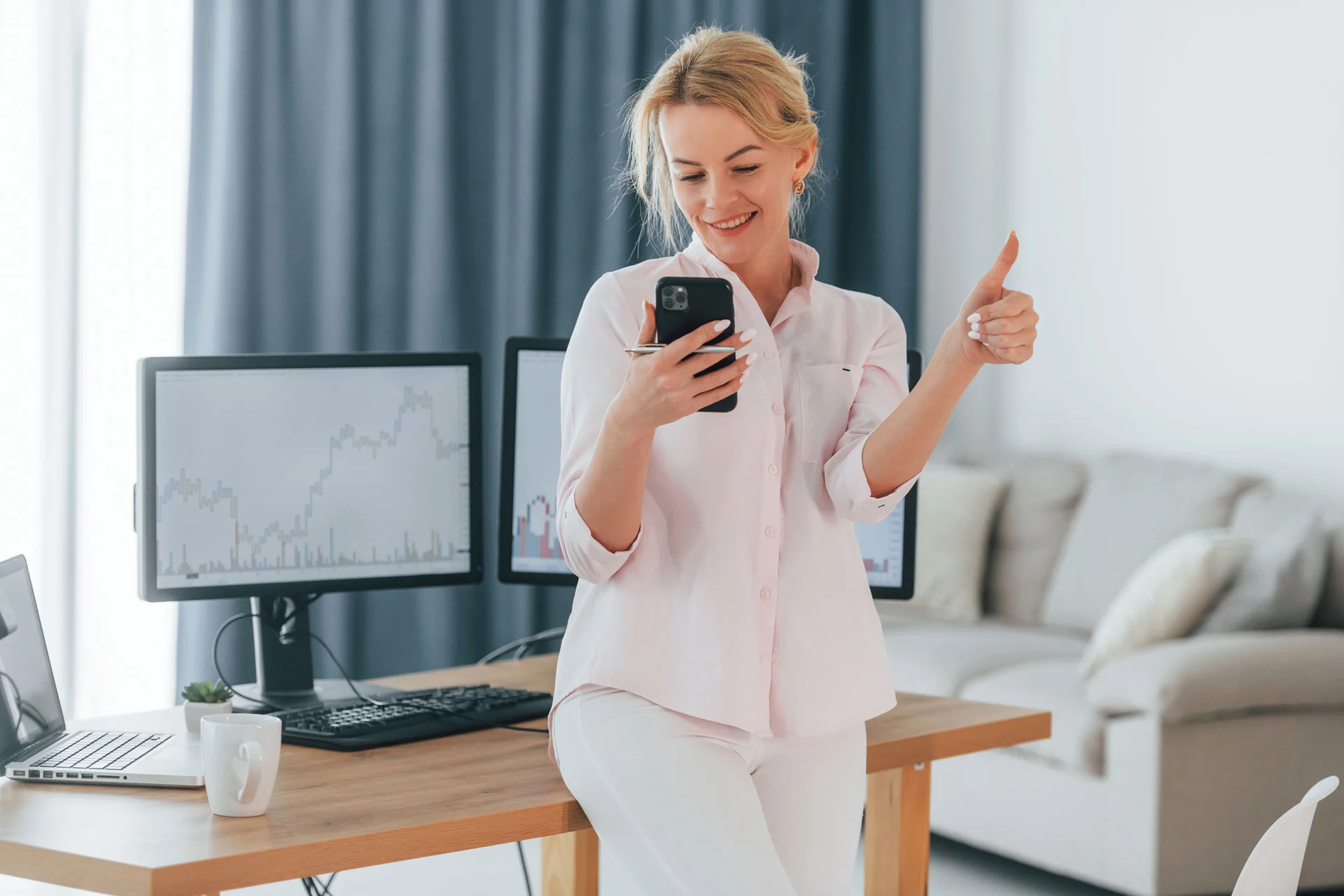 She using Rebirth Fintech App